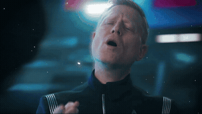 Man With Eyes Closed And Mouth Open GIF