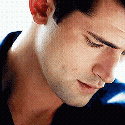 Man With Eyes Closed And Mouth Open GIF