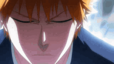 Man With Eyes Closed And Orange Hair GIF