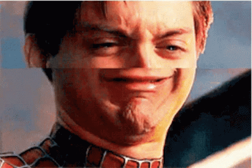 Man With Eyes Closed Close Up GIF