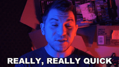 Man With Eyes Closed Really Really Quick GIF