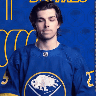 Man With Eyes Closed Wearing Blue Jersey Number 2 GIF