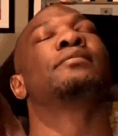 Man With Eyes Closed GIF