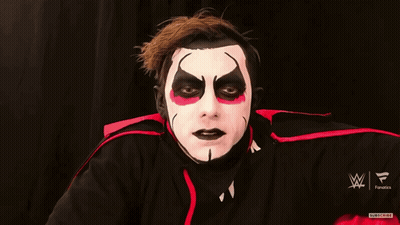 Man With Face Paint Have A Good Time GIF