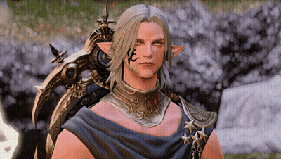 Man With Face Tattoo And Blue Shirt GIF