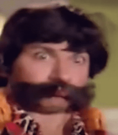 Man With Fake Mustache GIF
