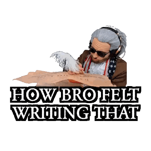 Man With Feather How Bro Felt GIF