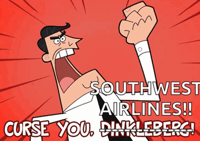 Man With Fist In Air Cursing Dinkleberg GIF