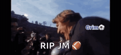 Man With Football And Rip JM GIF