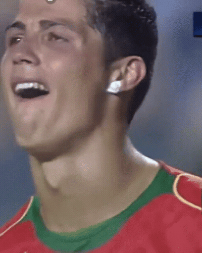 Man With France Lanyard Hugging Another Man On Soccer Field GIF