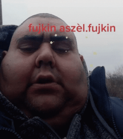 Man With Fujikin Written On Face GIF