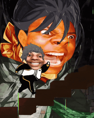 Man With Funny Face GIF