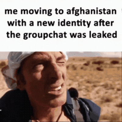 Man With Funny Face Says Me Moving To Afghanistan GIF