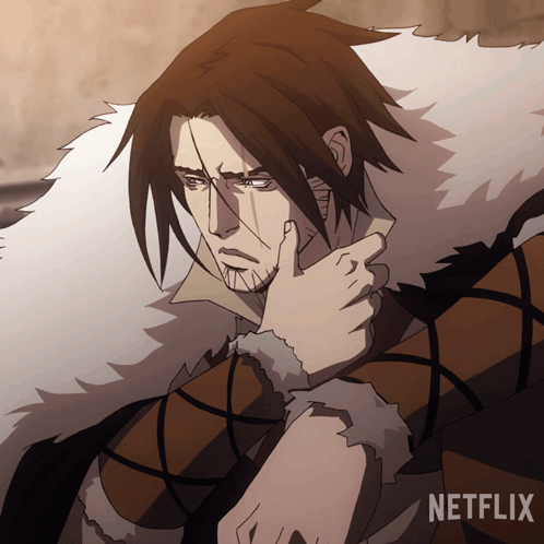 Man With Fur Collar Netflix GIF