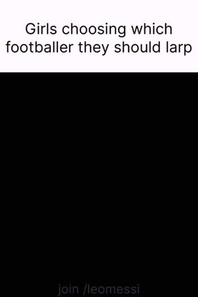 Man With Girls Choosing Which Footballer They Should Larp GIF