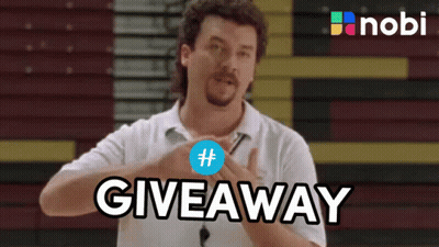 Man With Giveaway Sign GIF