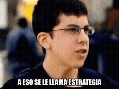Man With Glasses A Eso Se Le Llama Estrategia GIF