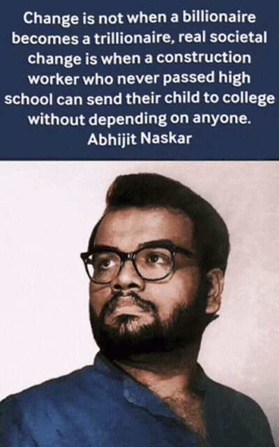 Man With Glasses Abhijit Naskar Quote GIF