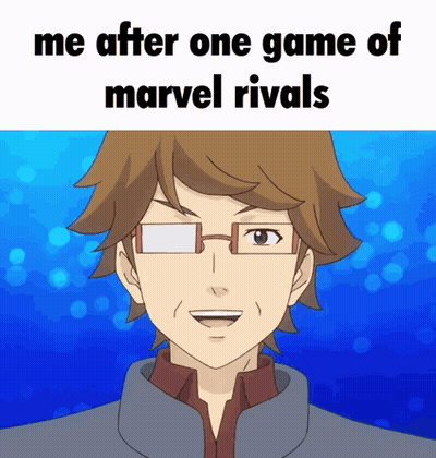 Man With Glasses After Marvel Rivals Game GIF