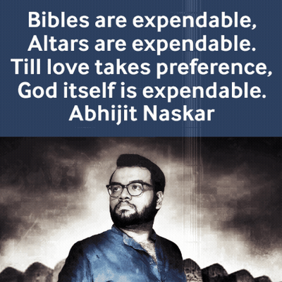 Man With Glasses And Abhijit Naskar Quote GIF