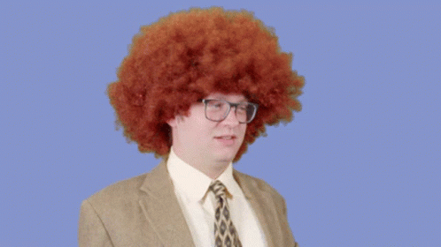 Man With Glasses And Afro Saying I'm Lost GIF