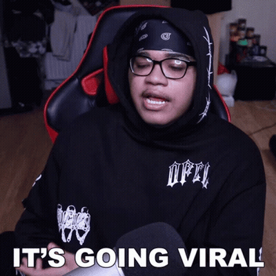Man With Glasses And Bandana It's Going Viral GIF