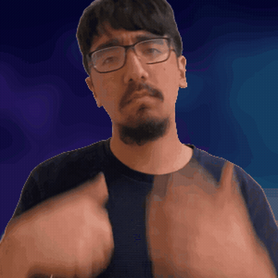 Man With Glasses And Beard Clapping GIF