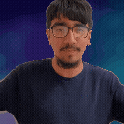 Man With Glasses And Beard Covering Ears GIF
