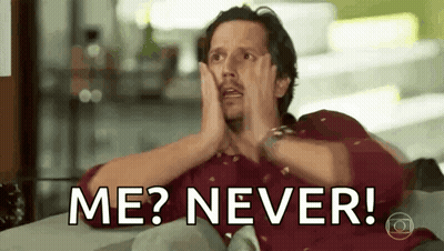 Man With Glasses And Beard In Blue Shirt GIF