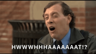 Man With Glasses And Beard In Blue Shirt GIF