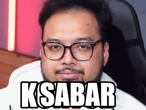 Man With Glasses And Beard K Sabar GIF