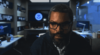 Man With Glasses And Beard Looking At Computer GIF