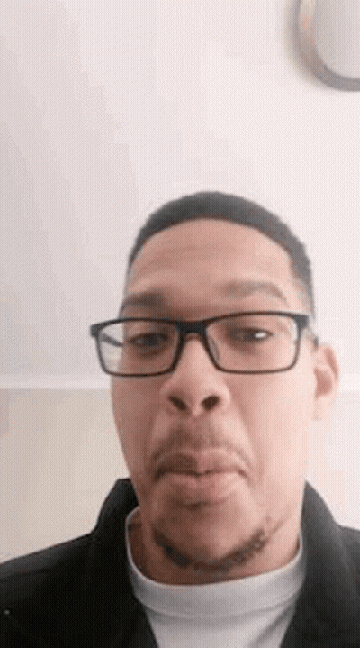 Man With Glasses And Beard Making A Face GIF