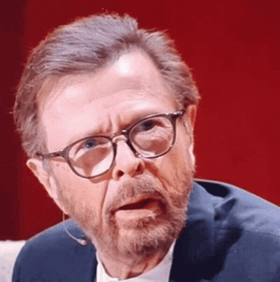 Man With Glasses And Beard Making Funny Face GIF