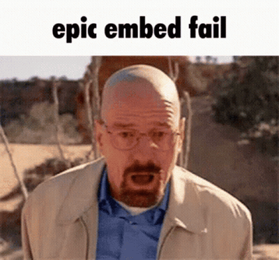 Man With Glasses And Beard Making Funny Face Epic Embed Fail GIF