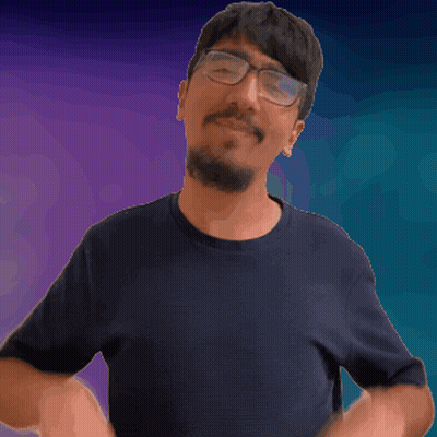 Man With Glasses And Beard Making Funny Face GIF
