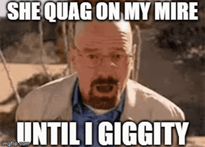 Man With Glasses And Beard Making Funny Face Saying She Quag On My Mire GIF