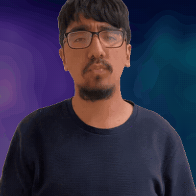 Man With Glasses And Beard Making Gesture GIF