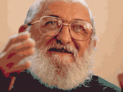 Man With Glasses And Beard Pixelated Face GIF