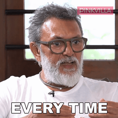 Man With Glasses And Beard Saying Every Time GIF