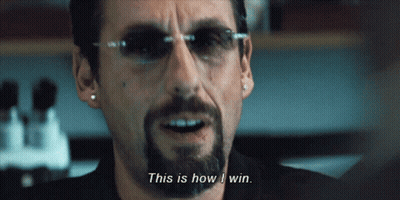 Man With Glasses And Beard Saying This Is How I Win GIF