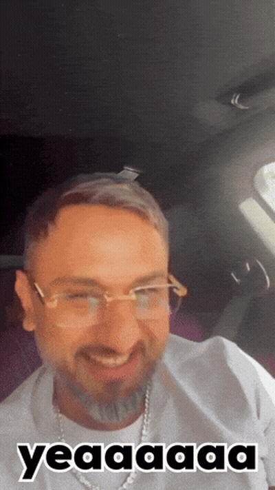 Man With Glasses And Beard Saying Yeaaaaa GIF