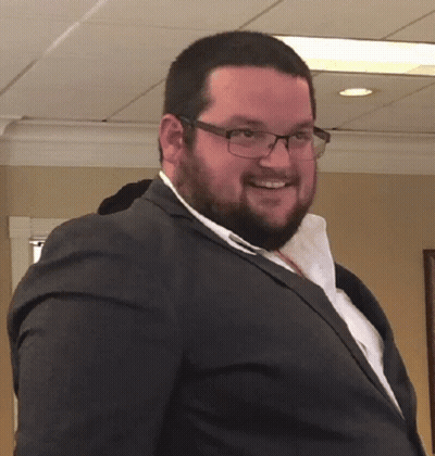 Man With Glasses And Beard Smiling GIF