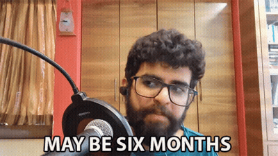 Man With Glasses And Beard Speaking GIF
