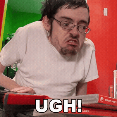 Man With Glasses And Beard Ugh GIF