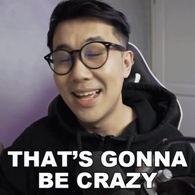 Man With Glasses And Black Hoodie Says That's Gonna Be Crazy GIF
