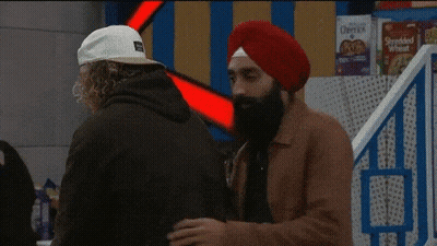 Man With Glasses And Buff Headband GIF