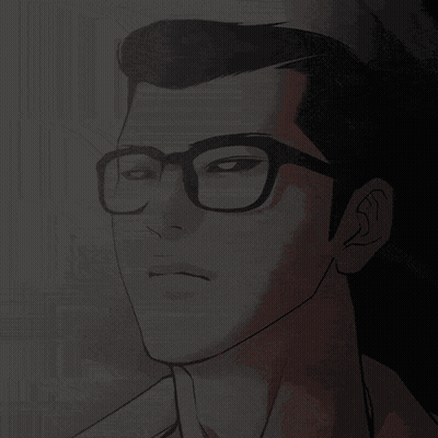 Man With Glasses And Collar GIF