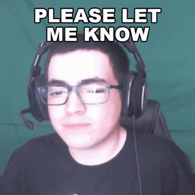Man With Glasses And Headphones Asking To Let Me Know GIF