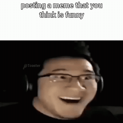 Man With Glasses And Headphones Making Funny Face GIF
